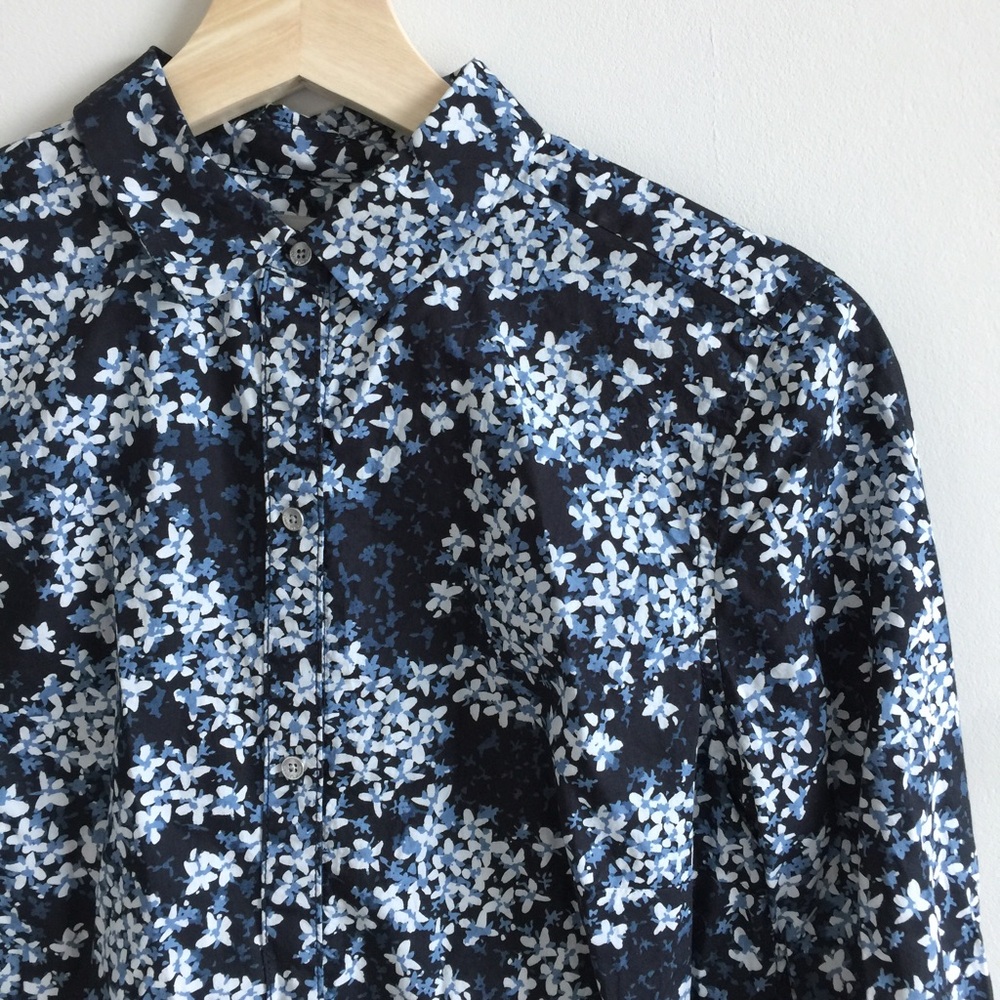 Calvin Klein Jeans Floral Button Down Shirt